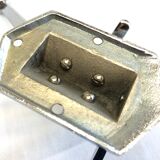 Vintage Modernista wall coat hanger 60 solid brass chrome plated