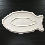 Plat poisson blanc