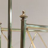 Brass magazine rack. Maison Jansen