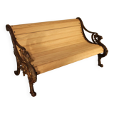 Banc en fonte 19e siècle