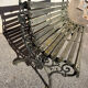 Banc de jardin vintage 2 places
