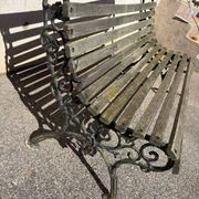 Vintage garden bench for 2 people