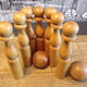Jeu de quilles ancien en bois