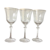 Verres à pieds anciens