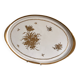Antique Golden Plate Floral Décor Camaïeu KPM Berlin Royal Manufacture