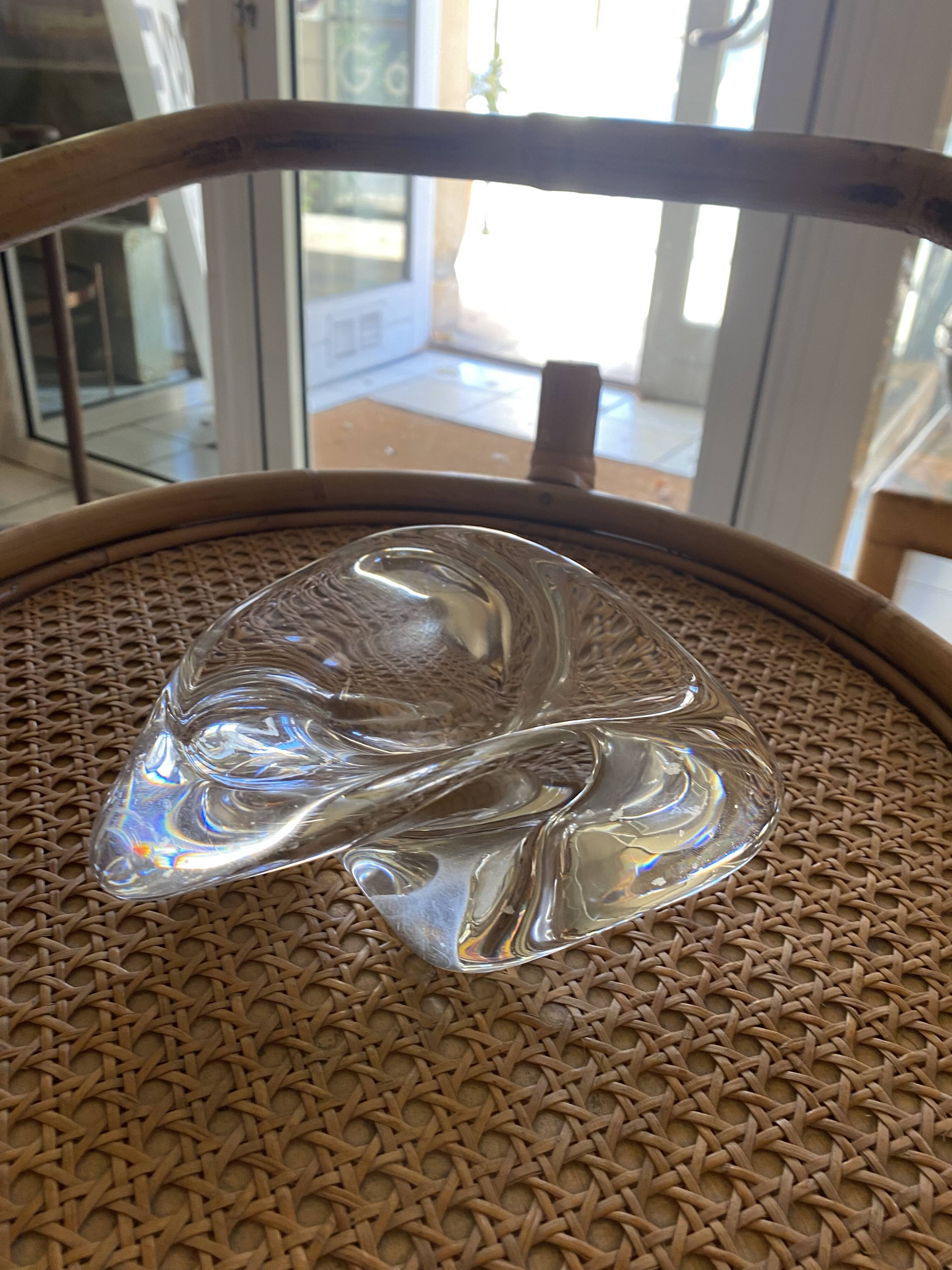 Cut crystal ashtray 1950