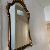 Vintage mirror in wood