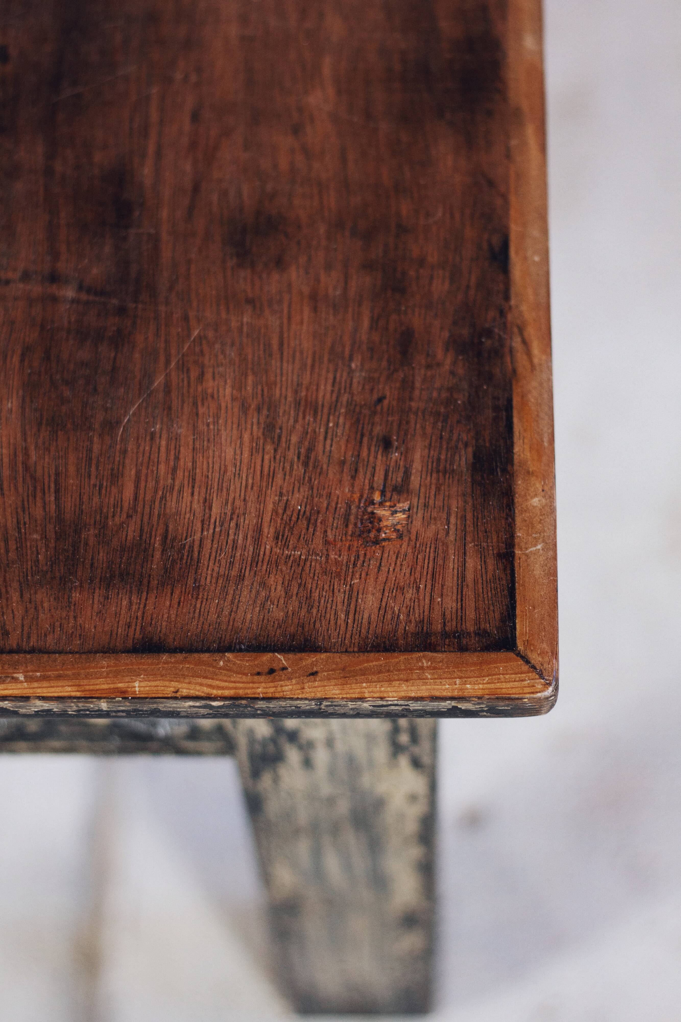 Indian carved wooden coffee table