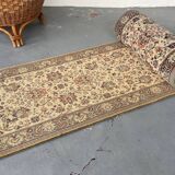 Vintage Beige Grey-Blue Runner Rug