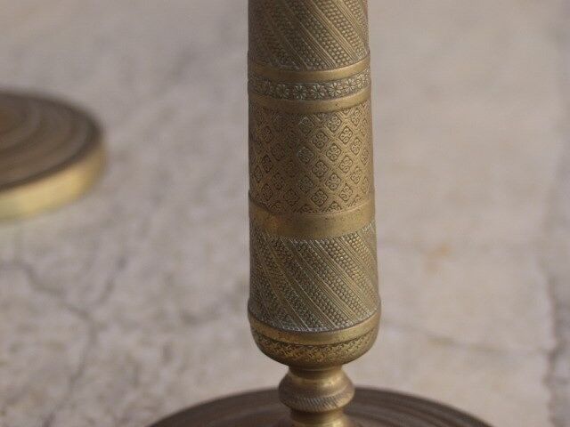 Pair of candlestick era bronze Empire