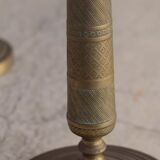 Pair of candlestick era bronze Empire