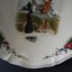 Fruit bowl, earthenware compote dish DIGOIN SARREGUEMINES H. LOUX.