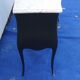 Pair of black L XV style bedside tables