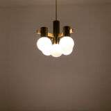 Swedish brass chandelier by Hans Agne Jakobsson