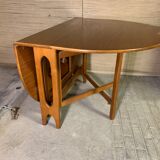 Teak flap table Scandinavian style