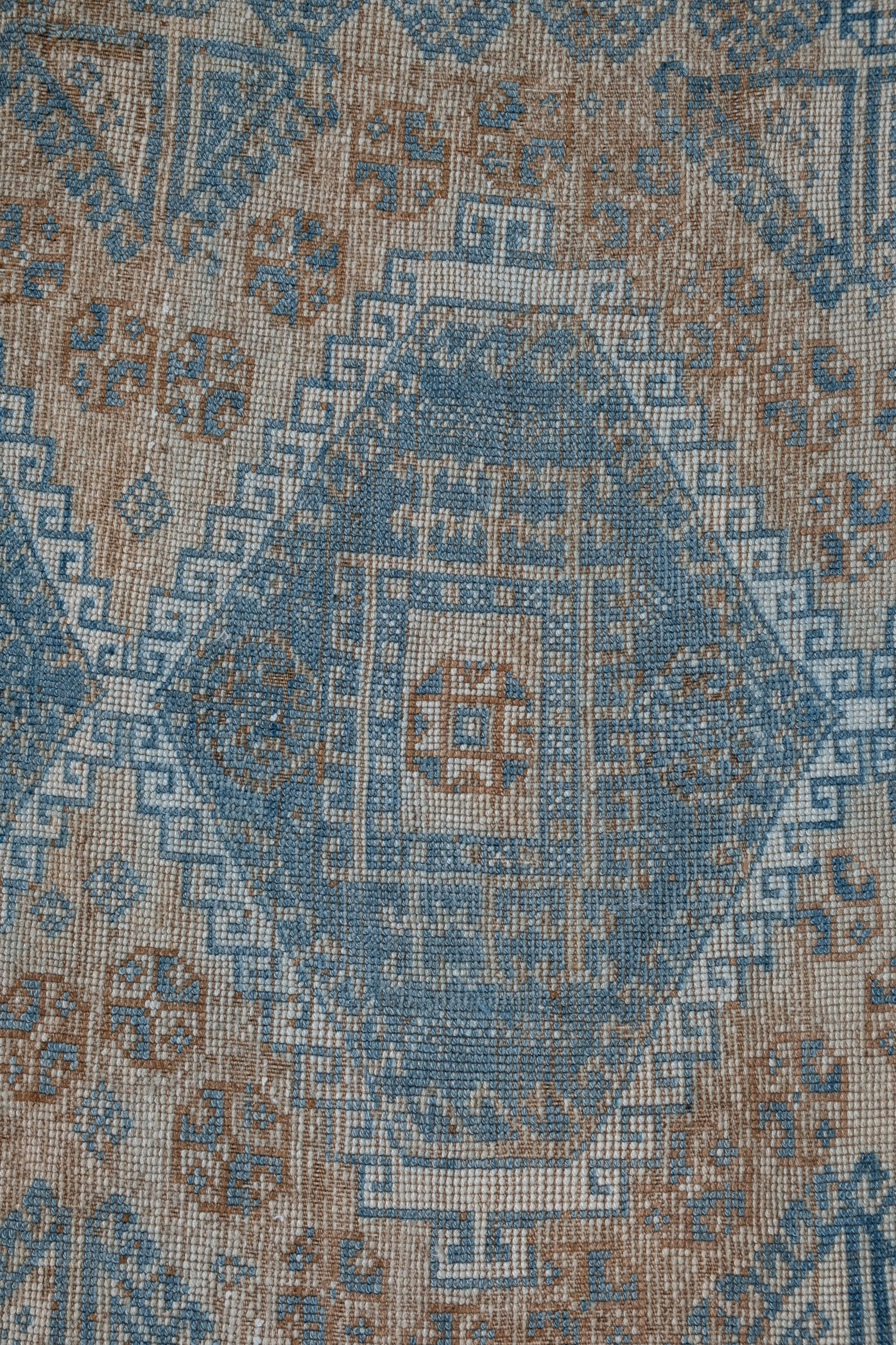Distressed Turkish Oushak Rug Runner 142 x 324 cm