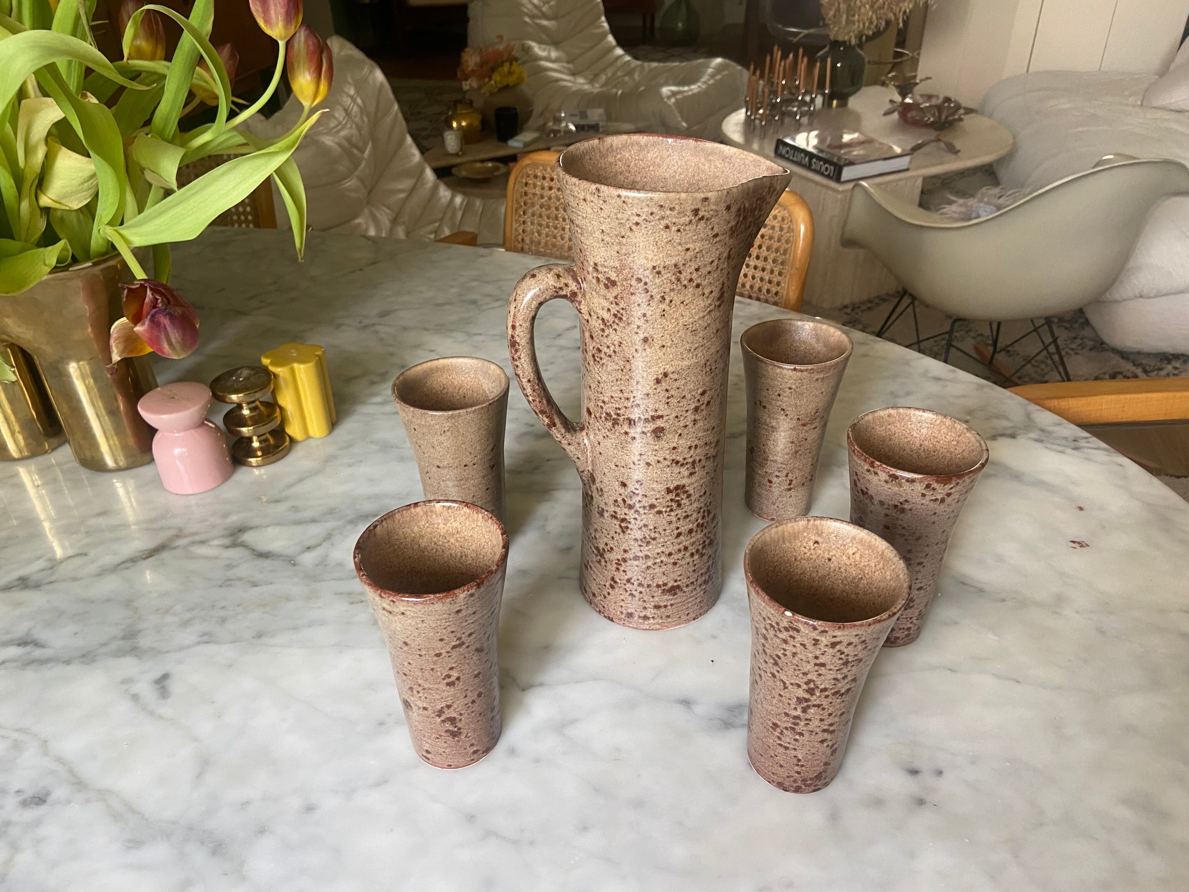 Gladys sandstone orangeade service from the 70s