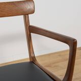 Danish Dining Chairs by Ole Wanscher for Poul Jeppesens Furniture Factory.