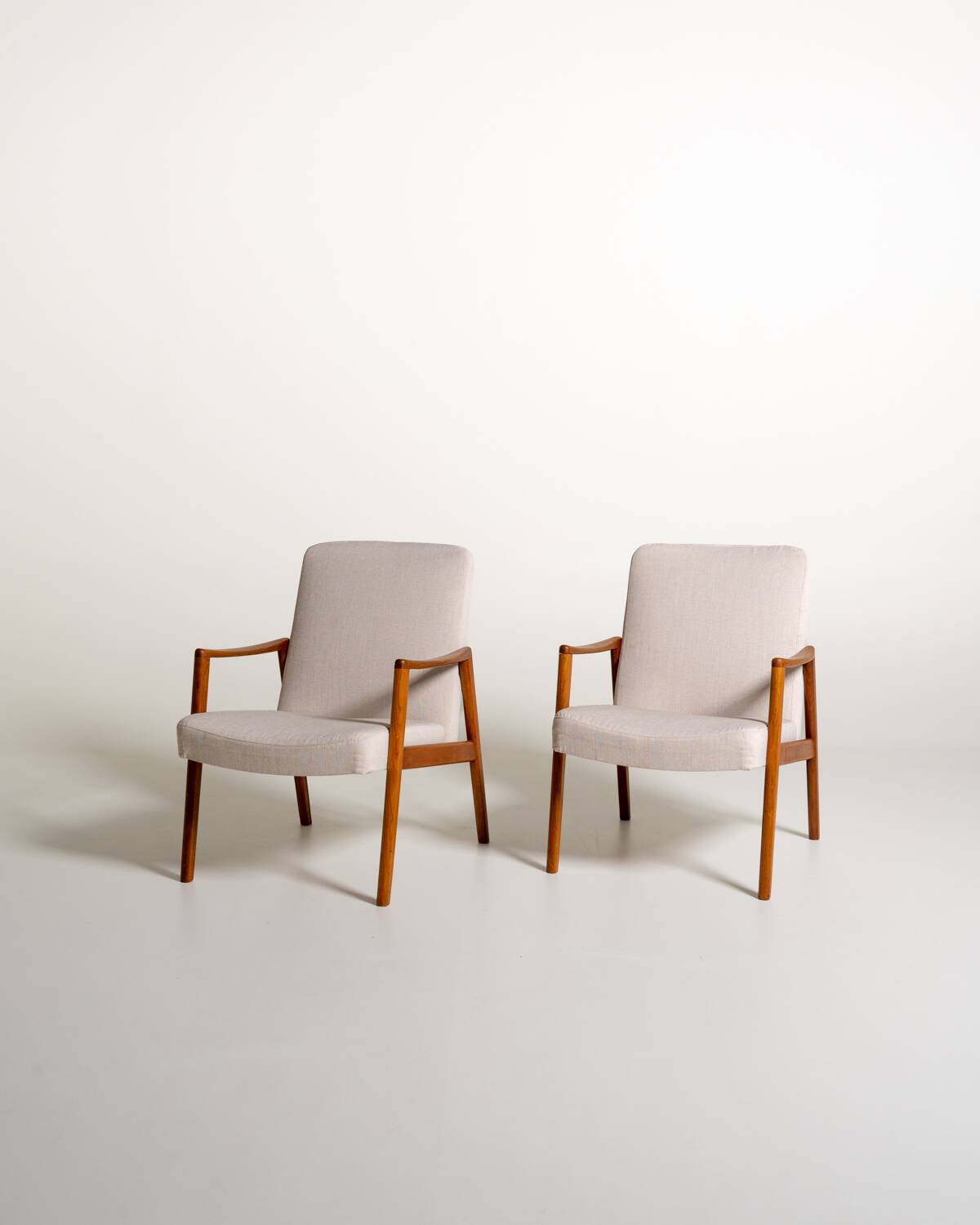 Scandinavian teak armchairs, 1950s/60s