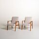 Scandinavian teak armchairs, 1950s/60s