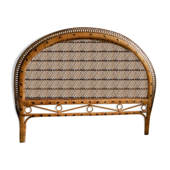 Vintage rattan headboard 160