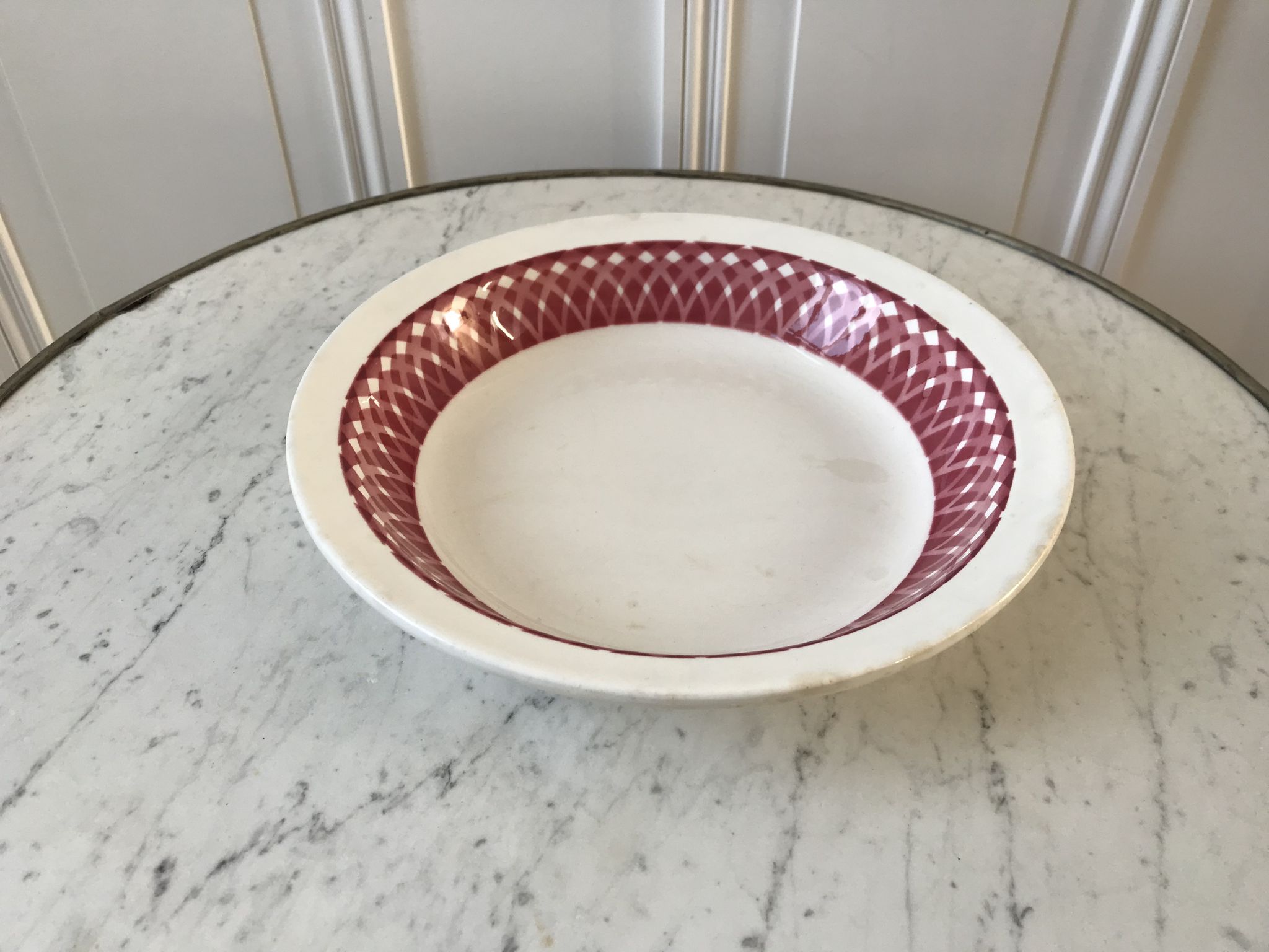 Plat creux Digoin Sarreguemines modèle Castel