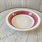 Plat creux Digoin Sarreguemines modèle Castel