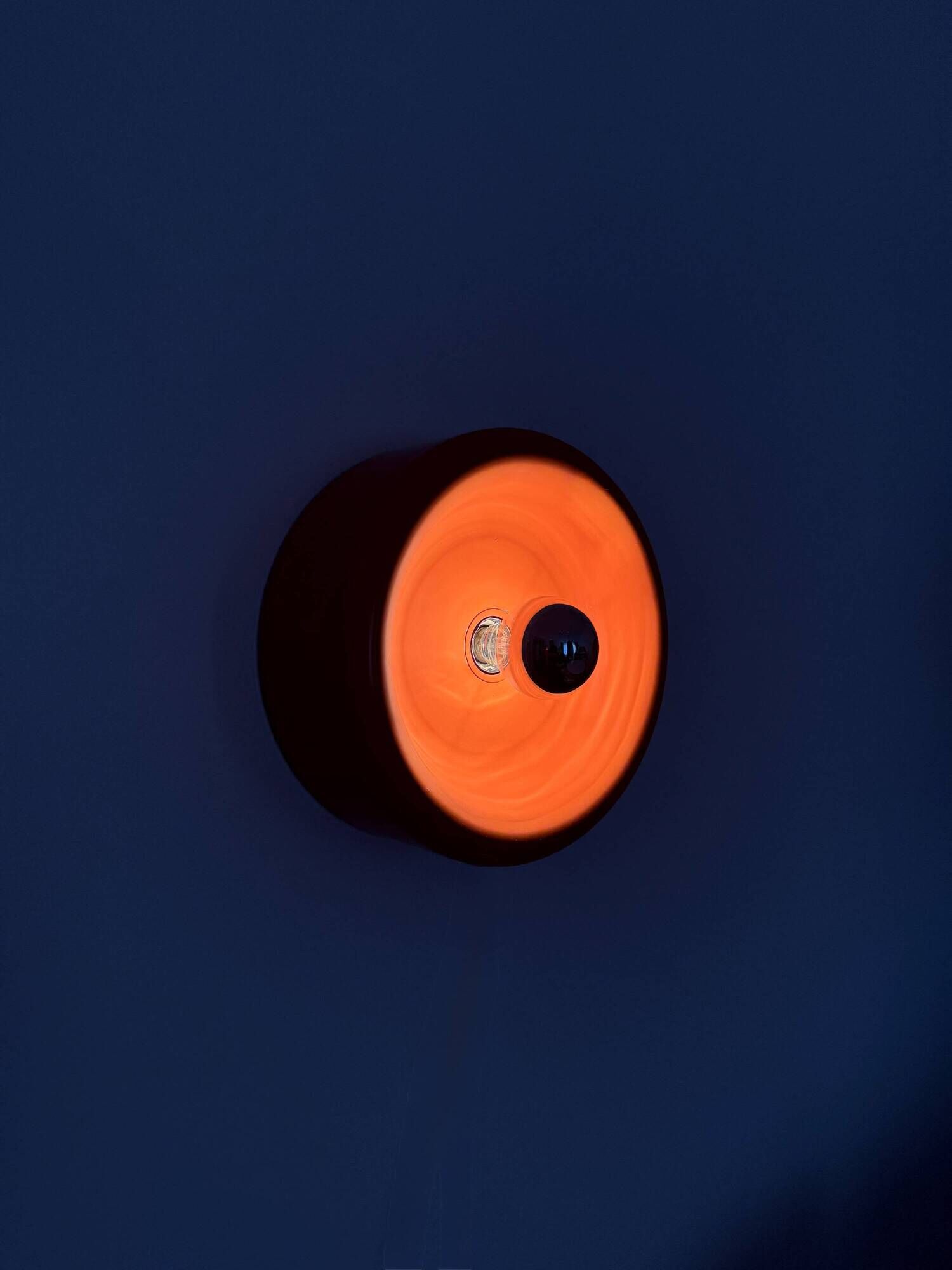 1970s XL Ufo Wall or Ceiling Lamp from Staff