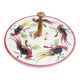 Old Italian Cheese Board Bird Decor
