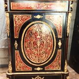 Straight Boulle marquetry support unit