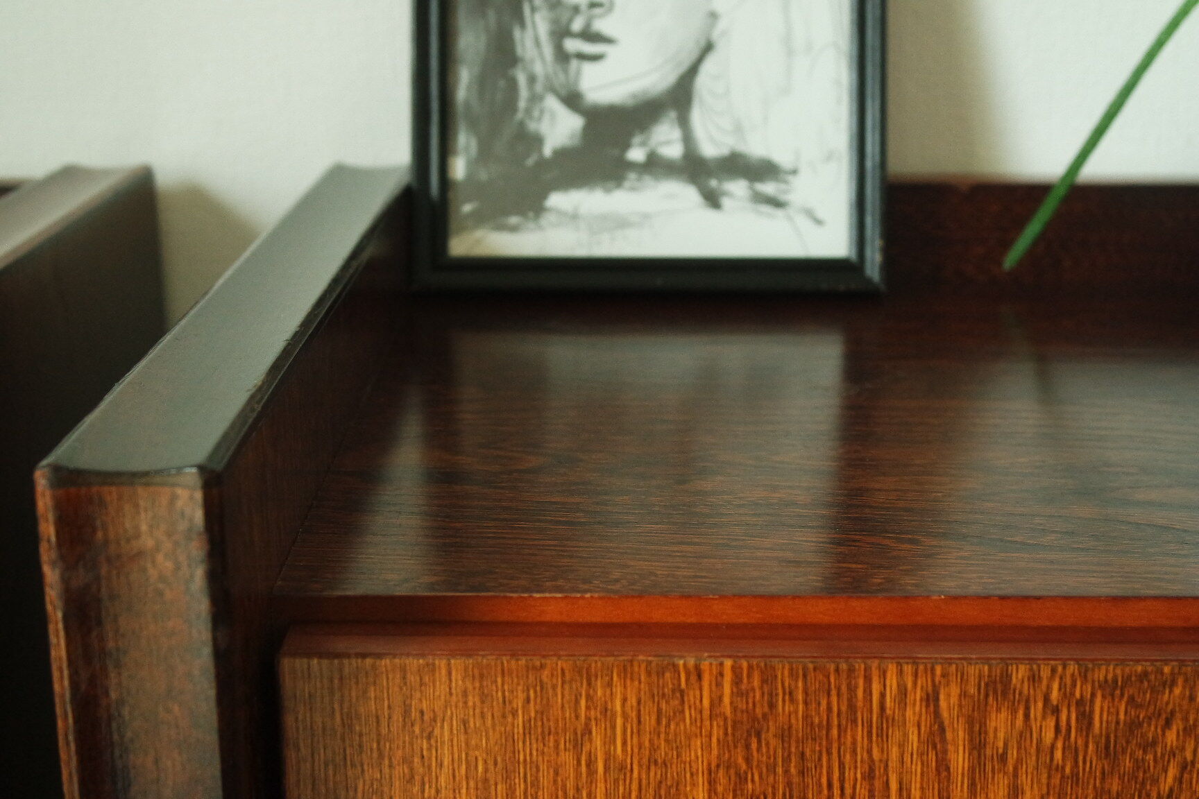Pair of vintage vintage wood retro bedsides
