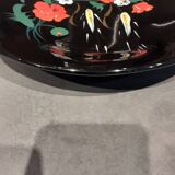 Decorative Longwy enamel plate