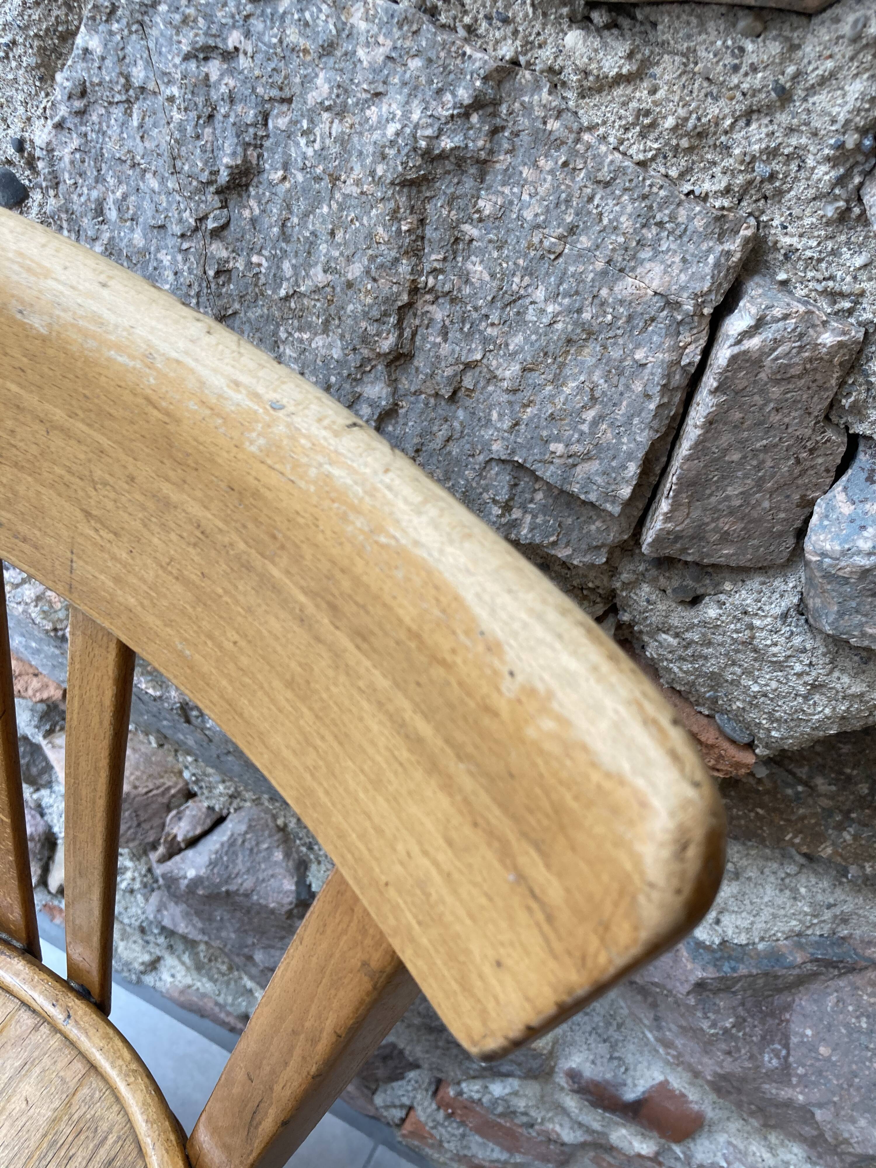 Pair of Baumann bistro chairs