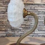 Art Deco 1950s brass wall lights