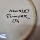 Henriot Quimper Art Deco Plate 1920