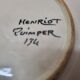 Assiette Art Déco Henriot Quimper 1920