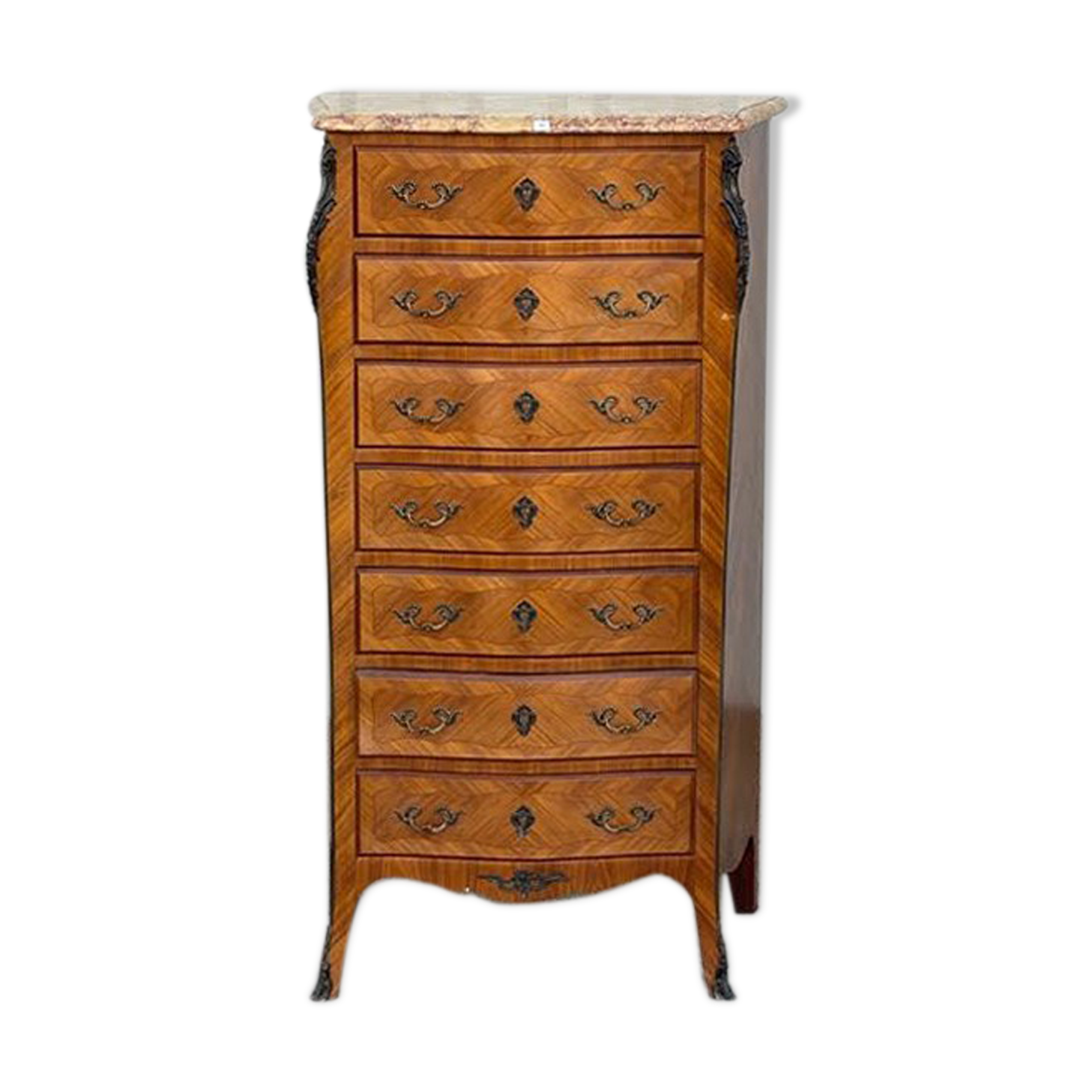 Semainier in marquetry