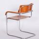 Bauhaus Armchair in Chrome & Beech attributed to Mücke-Melder, 1930s