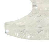 Vase Vintage Cristal de Bohème Motif Diamant Médicis 23cm