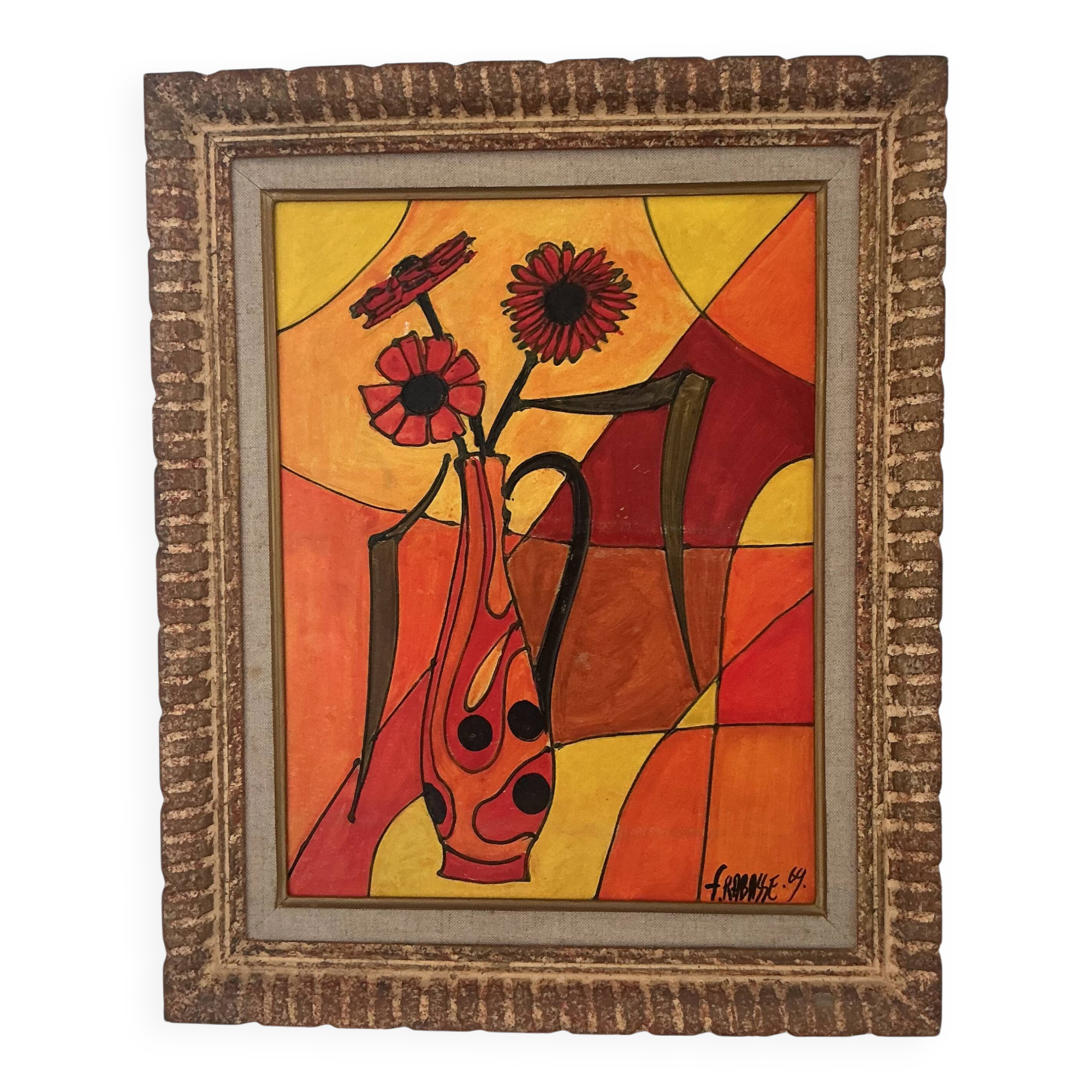 Painting - oil on canvas - François Rabasse 1969