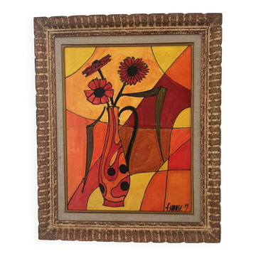Painting - oil on canvas - François Rabasse 1969