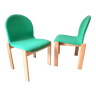 Paire de chaises minimalistes