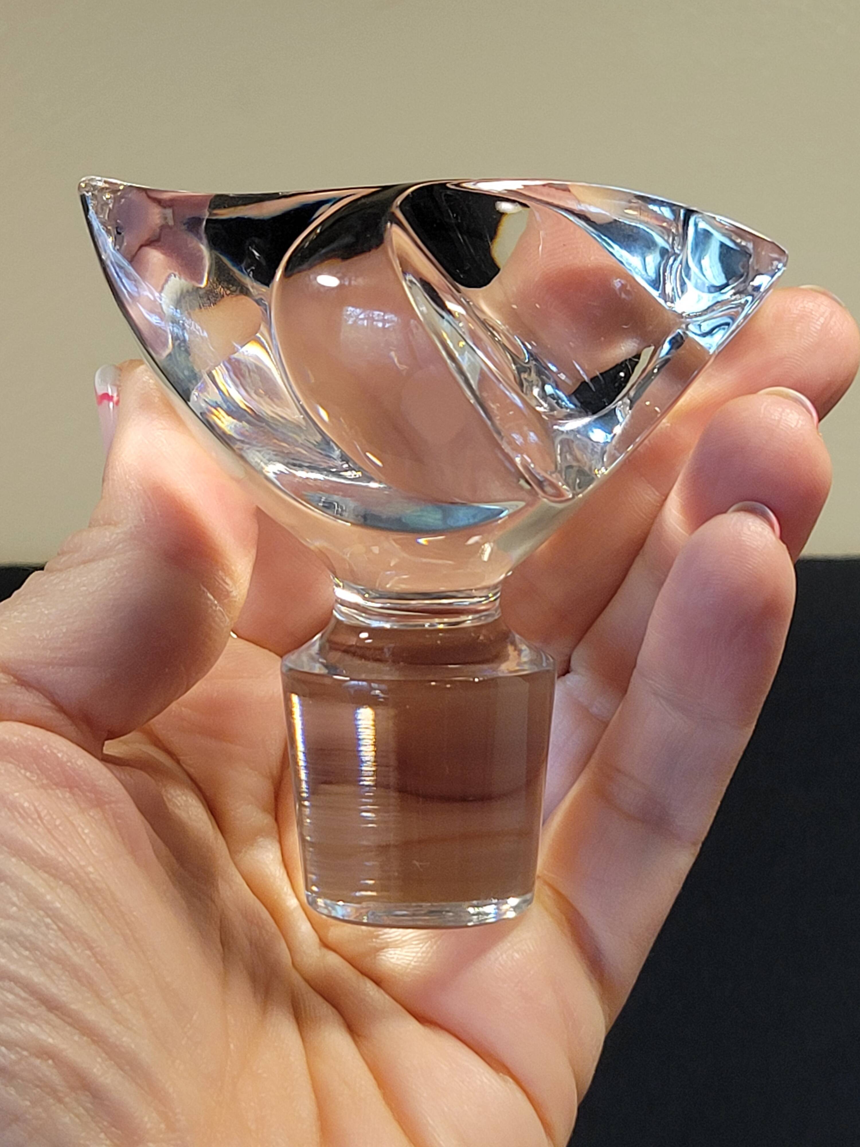 Baccarat Crystal Carafe For Cognac J&F Martell 75 Cl