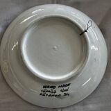 Kuthaya Decorative Plate Turkish Ceramic Handmade Diameter 23 cm