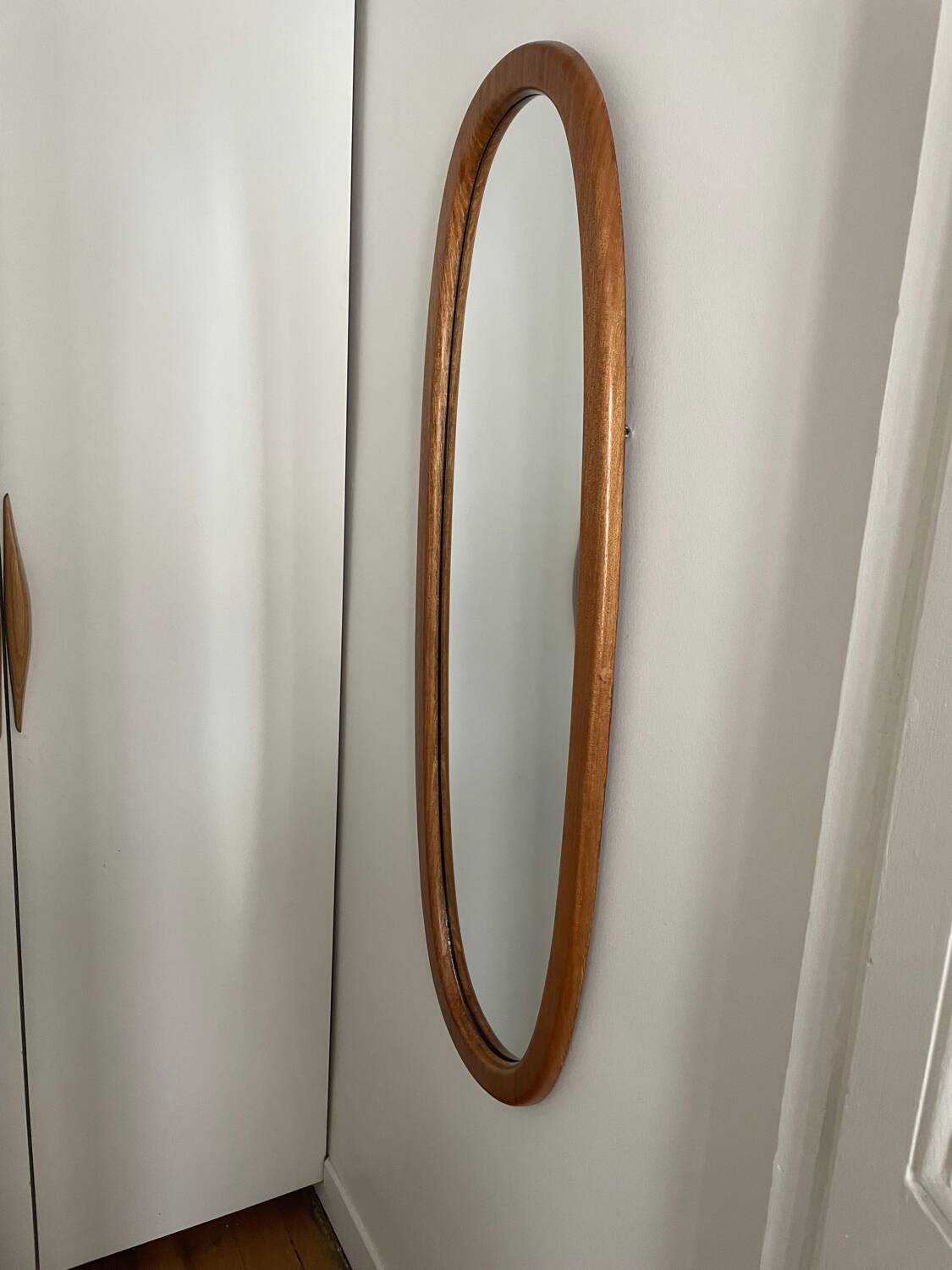 Wooden mirror