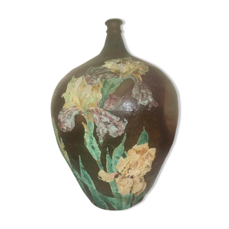Art Nouveau, mud mud sandstone floral decoration 1928