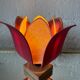 Vintage lotus flower lamp