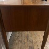 Scandinavian teak desk from the 1960s, length 110 cm