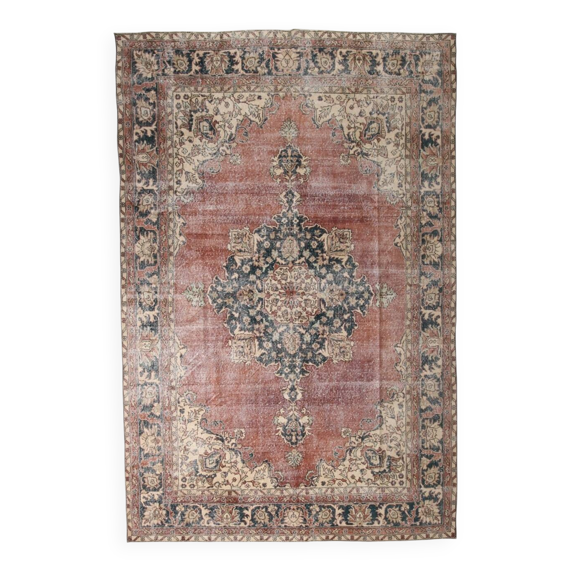 8x12 Red Blue Oriental Persian Rug, 238x357Cm SK 17799