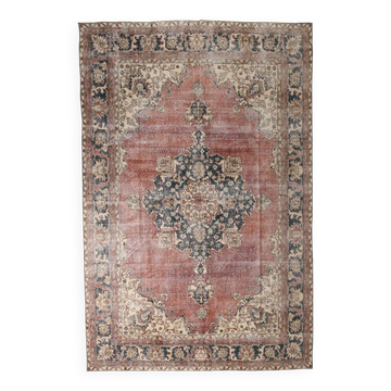 8x12 Red Blue Oriental Persian Rug, 238x357Cm SK 17799